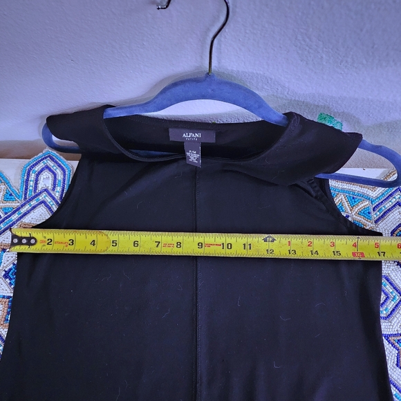 Alfani Sleeveless Black Tunic PM - Picture 6 of 9